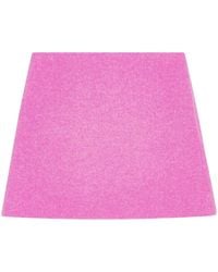 Ganni - Recycled Wool-blend Twill Mini Skirt - Lyst