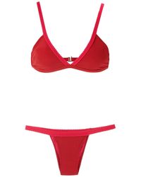 Amir Slama - Braided-Trim Bikini Set - Lyst