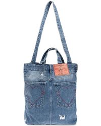 Carne Bollente - Tote Bag Mit Herz-Patch - Lyst