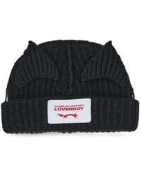 Charles Jeffrey - Chunky Ears Ribbed Beanie Hat - Lyst