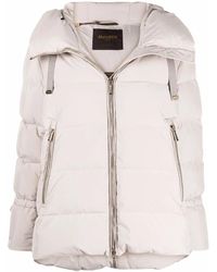 Moorer - Padded Hooded Jacket - Lyst