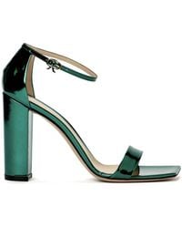 Gianvito Rossi - 95Mm Patent Leather Sandals - Lyst