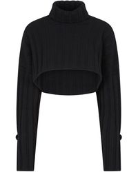 Dolce & Gabbana - Ribbed-knit Cashmere Roll-neck Jumper - Lyst