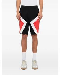 Neil Barrett - Colour-Block Knit Shorts - Lyst