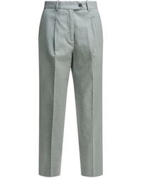 Circolo 1901 - Pleated Straight-Leg Trousers - Lyst