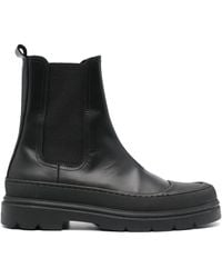 Calvin Klein - Leather Chelsea Boots - Lyst