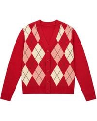 Chinti & Parker - Cardigan À Motifs Losanges - Lyst