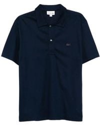 Lacoste - Poloshirt mit Logo-Stickerei - Lyst