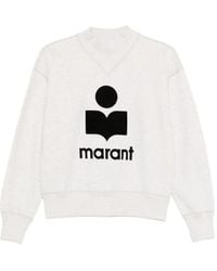 Isabel Marant - Moby Logo-Print Sweatshirt - Lyst