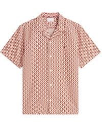 Tommy Hilfiger - Geometric-Print Short-Sleeve Shirt - Lyst