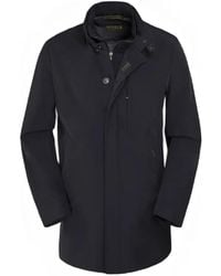 Moorer - Edgar-Kr Button-Fastening Coat - Lyst