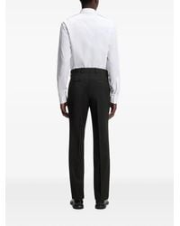 HUGO - Pressed-Crease Belt-Loop Trousers - Lyst