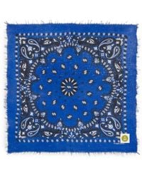 V von Goat - Paisley-Print Frayed Bandana - Lyst