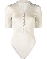 Jacquemus - Le Body Yauco Ribbed-knit Bodysuit - Lyst