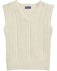 Ralph Lauren - ケーブルニット ベスト - Lyst