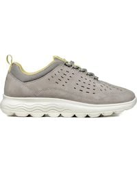Geox - Spherica Perforated-Detail Sneakers - Lyst
