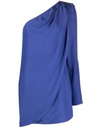 GAUGE81 - Oria Single-Sleeve Silk Minidress - Lyst