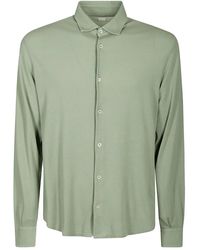 Fedeli - Long-Sleeve Cotton Shirt - Lyst