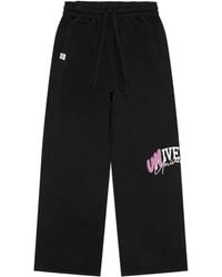 Aape By A Bathing Ape - Embroidered-Logo Fleece Track Pants - Lyst