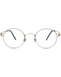 Lindberg - Bril Met Rond Montuur - Lyst