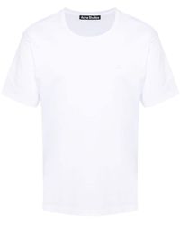 Acne Studios - Camiseta con parche del logo - Lyst