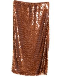 Patrizia Pepe - Sequin-embellished Skirt - Lyst