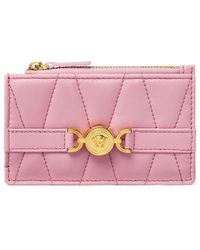 Versace - Portacarte Medusa '95 Con Zip E Design Trapuntato - Lyst