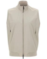 Rrd - Stand-Up Collar Zip Vest - Lyst