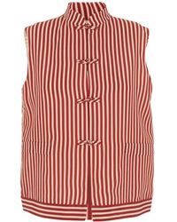 Hui Milano - Chaleco Lorenzo A Rayas - Lyst