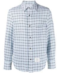 Thom Browne - Long-sleeve Button-fastening Shirt - Lyst