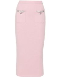 Self-Portrait - Midi Skirt - Lyst