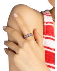 Apm Monaco - Cordage Crystal-Embellished Ring - Lyst