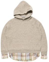 Acne Studios - Sudadera De Punto A Capas Con Capucha - Lyst