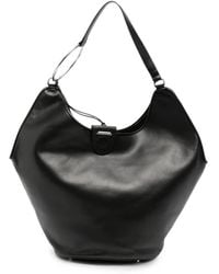 Dondup - Ring-Handle Leather Shoulder Bag - Lyst