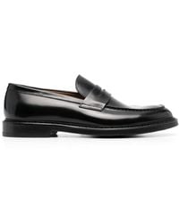 Doucal's - Slip-On Leather Penny Loafers - Lyst