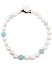 Monies - Pearl Choker Necklace - Lyst