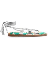 La DoubleJ - Gladiator Flat Sandals - Lyst