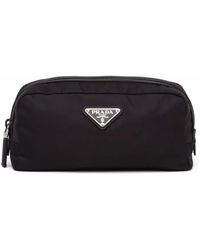 Prada - Neceser de Re-Nylon y piel Saffiano - Lyst