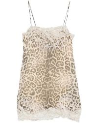 Ermanno Scervino - Leopard-Pattern Lace Dress - Lyst
