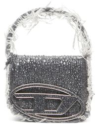 DIESEL - Mini 1Dr Crystal-Embellished Shoulder Bag - Lyst