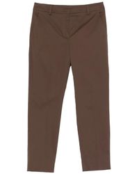 Weekend by Maxmara - Cropped Cigarette Trousers - Lyst