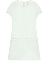 Courreges - Mini-Jurk Met Opgestikte Zakken - Lyst