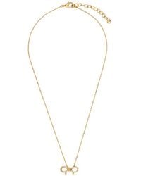 Ferragamo - Vara Bow Pendant Necklace - Lyst
