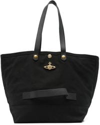 Vivienne Westwood - Logo Orb-Embellished Tote Bag - Lyst