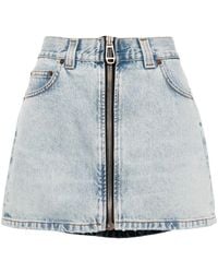 Haikure - Jeans-Minirock mit Reißverschluss - Lyst