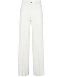 Philipp Plein - Wool Wide-Leg Trousers - Lyst