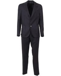 Lardini - Wollen Pak Met Enkele Rij Knopen - Lyst