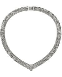 John Hardy - Sterling Icon Link Diamond Necklace - Lyst
