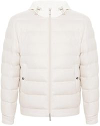 Eleventy - Donsjack Met Capuchon - Lyst
