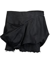 Rick Owens - Draped Mini Skirt - Lyst